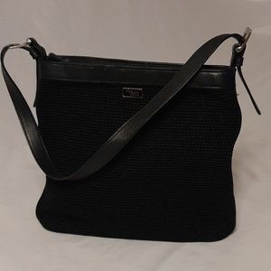 The Sak Vintage Woven and Leather Bag-EUC!